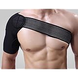 Yosoo Elastic Shoulder Brace Support Strap Wrap Belt