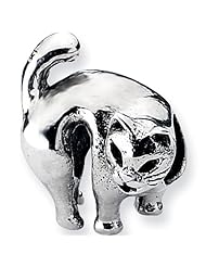 Reflection Beads Silver Scary Cat Celebrate Bead