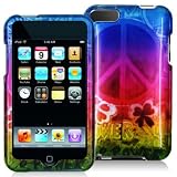 Peace Flower Design Crystal Hard Skin Case Cover for Apple Ipod Touch iTouch 2nd and 3rd Generation Gen 2g 3g 2 3 8gb 16gb 32gb 64gb New By Electromaster