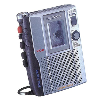 Childrens Toyshop  Electronics : Sony Voice Operated Tape Recorder