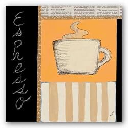 Espresso by Jan Weiss 8"x8" Art Print Poster