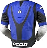Icon Overlord Prime Leather Jacket - White - Extra Large