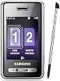 Samsung D980 Duos - Unlocked Dual Sim TriBand Cellular Phone - 5MP Camera, Touchscreen, FM Radio - International Version with No Warranty (Black)