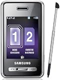 Samsung D980 Duos - Unlocked Dual Sim TriBand Cellular Phone - 5MP Camera, Touchscreen, FM Radio - International Version with No Warranty (Black)