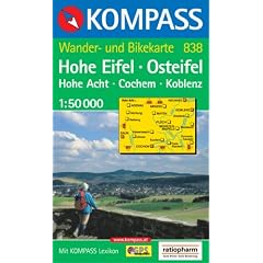 Hohe Eifel - Osteifel: Wander- und Bikekarte. Hohe Acht - Cochem - Koblenz. 1:50.000. GPS-genau