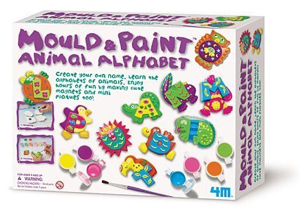 Childrens Toyshop  Toys : Mould and Paint Animal Alphabet