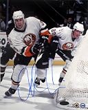Adrian Aucion Hand Signed Behind the Net 8X10 Photograph