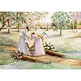 12 Inches x 16 Inches African American Unframed Lithograph Art Print By Consuelo Gamboa - Carriage Ride