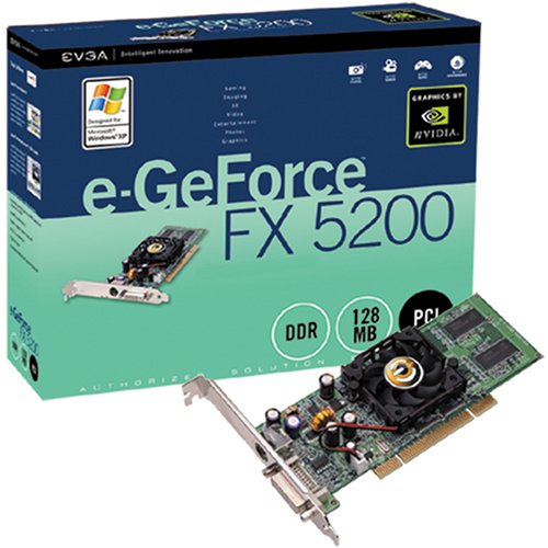 EVGA e-GeForce FX 5200 MB GPU