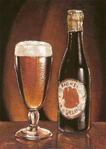 Eurographics BB1266 Bj&ouml;rn Baar, After Work 18 x 24 cm, Hochwertiger Kunstdruck - Bier