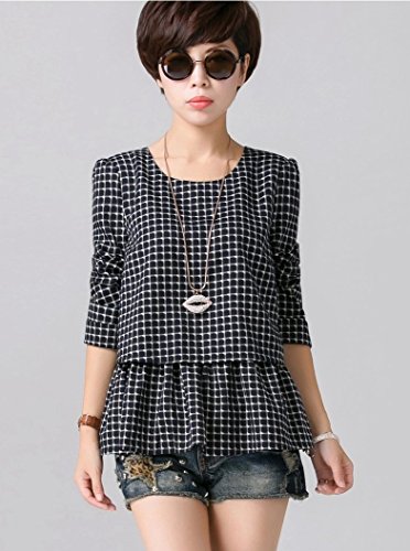 formanism ブロック 格子柄 チュニック レディース