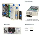 Super Micro 4U TOWER SCSI-1CHANL 8HD BAYS ( CSE-743S1-645 )