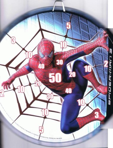 Metal Dart Board With 6 Magnetic Darts - Spiderman (53530)