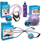 Gaiam Deluxe Pilates Set with Sculpting Ball, CorePlus Reformer, Resistance Cord, Water Bottle + 3 DVD Workouts