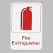AVT83634 - AVT83634 Fire Extinguisher Sign, 6x 9