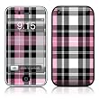 Pink Plaid Design Protector Skin Decal Sticker for Apple 3G iPhone / iPhone 3GS 3G S