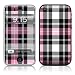 Pink Plaid Design Protector Skin Decal Sticker for Apple 3G iPhone / iPhone 3GS 3G S