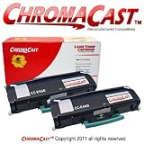 ChromaCast E460 (2-PACK) Premium Compatible Black Laser Toner Cartridge - Replacement for Lexmark E460 - E460X11A - Extra High Yield - 15,000 pages