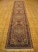 2'7 x 13'1 Burgundy Persian Tabriz Runner Rug
