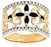 Yellow Gold Plated Sterling Silver Sapphire with