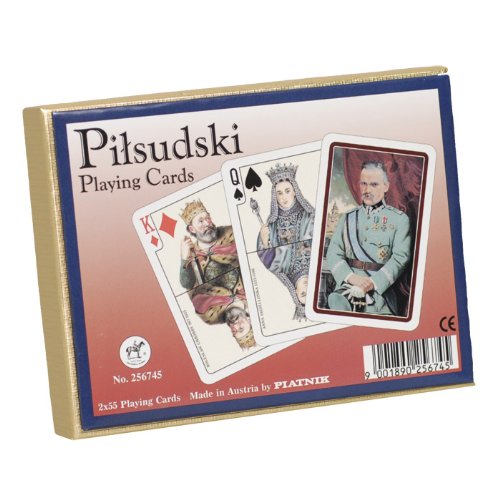 Playing Cards 2 Decks - J. Pilsudski by Piatnik