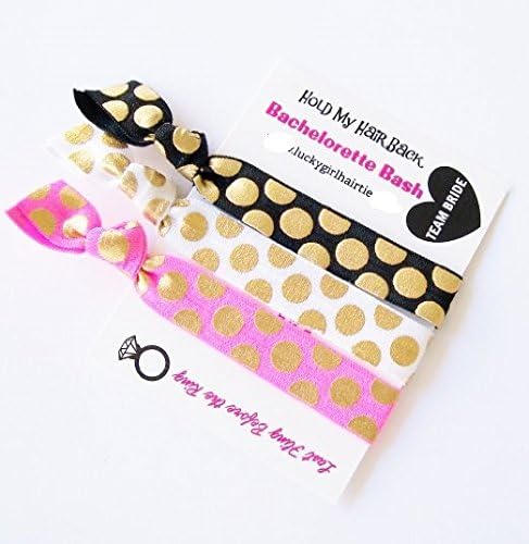 Ponytail Holder, Set of Elastic Ribbon Hair Ties