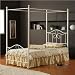 Hillsdale Furniture 1354BFPR Westfield Metal Kids Bed, Off White