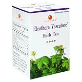Health King  Eleuthero (Siberian) Vascutone Herb Tea, Teabags, 20-Count Box (Pack of 6)