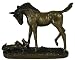 FIRST ENCOUNTERS Bronze Horse & Dog Sculpture by David Geenty