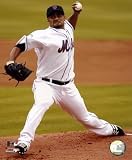 Johan Santana New York Mets 8x10 Photo (2008 Pitching)