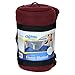 Cloudz Cozy Fleece Airplane Travel Blanket for Your Flight, Car, Camping, Home or Comforting Warmth Anywhere! - Black