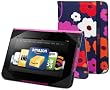 BUILT Slim Folio Standing Case for Kindle Fire HD 8.9-Inch, Lush Flower
