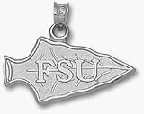 Florida State Seminoles FSU Spearhead Pendant - Sterling Silver Jewelry