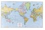 Rand McNally Laminated Wall Map, World, 32" x 50"