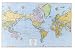 Rand McNally Laminated Wall Map, World, 32" x 50"