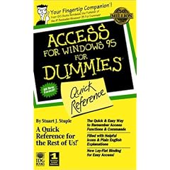 Access for Windows 95 for Dummies Quick Reference
