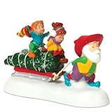 Department 56 North Pole Bringing Home The Tree