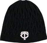 MLB Women's Minnesota Twins Ella Knit (Navy, Women)
