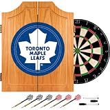 NHL Toronto Maple Leafs Dart Cabinet includes Darts and Boar