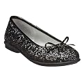 Girls' Xhilaration&reg; Hila Glitter Ballet Shoes - Black