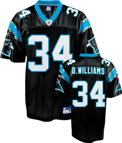 DeAngelo Williams Black Reebok NFL Carolina Panthers Kids 4-7 Jersey