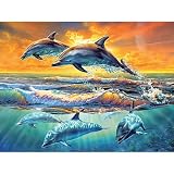 Dolphins at Dawn Jigsaw Puzzle 500pc