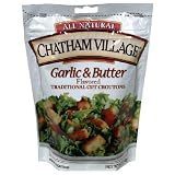 UPC 098304100106 product image for Chatham Village Croutons, Garlic & Butter Flavored, 5-Ounce Bags (Pack of 12) | upcitemdb.com