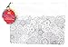 Color Joy Coloring Products, Accessories Bag, Medium, Floral Designs
