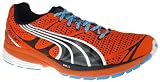 PUMA Men's Complete Ryjin Running Shoe,High Risk Red/Black/White/Fluorescent Blue,9 D US
