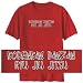 T-SHIRT RED " ORIENTAL STYLE KODENKAN DANZAN RYU J