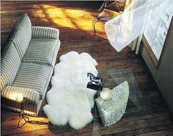 Bowron Quarto 4 PELTS RUG 71"x43" (Natural)