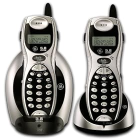 Click here to buy GE 5.8 GHz Dual Handset cordless phone with call waiting caller ID by General Electric.