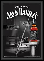 Jack Daniels - Pool Room, 3D Poster Gerahmt 3D-Poster (gerahmt) (70 x 50cm)