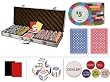 Casino Da Vinci Authentic All Clay Casino Quality Poker Chip Set w/ 500 Chips, 6 Dealer Buttons, 2 Cut Cards